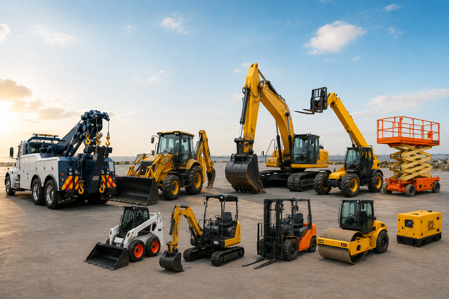 Leasing of machineries and equipments in Dubai